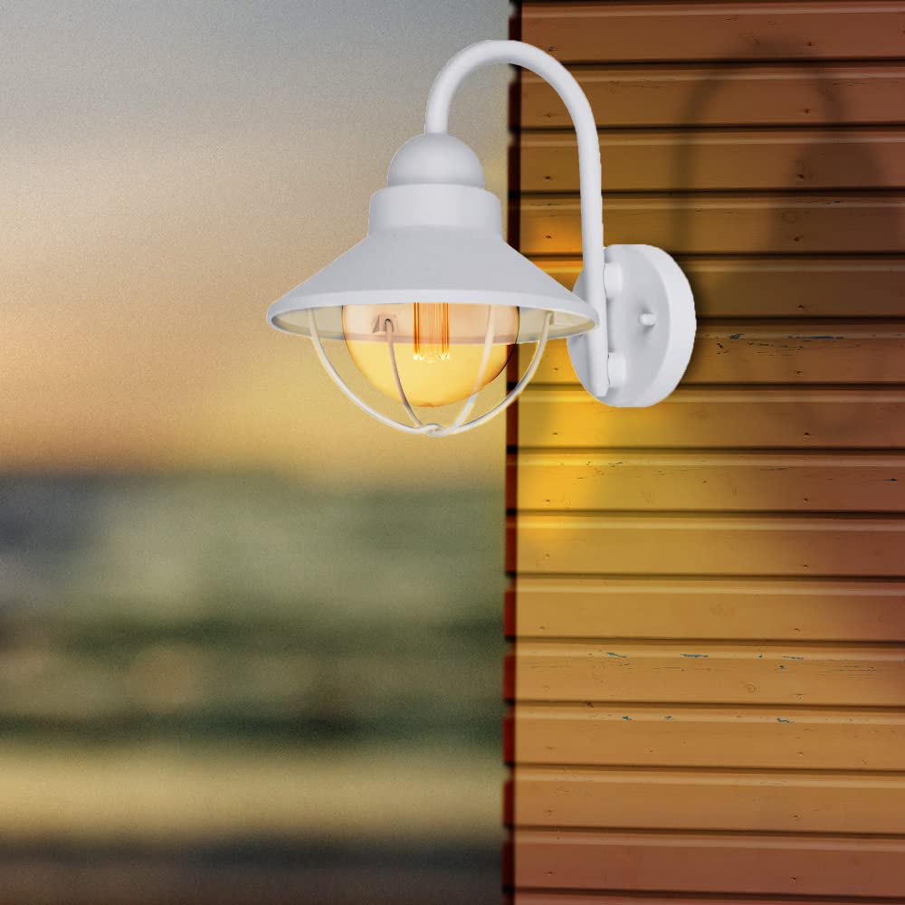 Tecnolite - Lámpara de Pared Arbotante Tipo Farol, para Exteriores, Base E27, 60 W, No Incluye Foco
