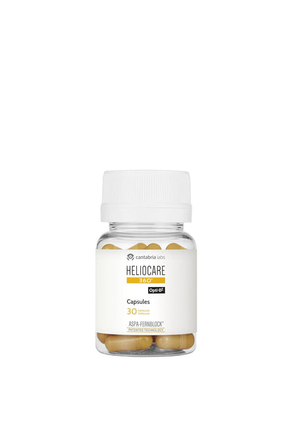 Heliocare 360° 500 Mg Suplemento Alimenticio 30 Cápsulas | 500 mg, 30 cápsulas, protección solar avanzada, Fernblock+