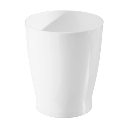 interDesign Zia Wastebasket, White