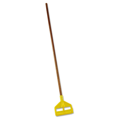 Rubbermaid Commercial Mango de Mopa Húmeda de Madera, 60 in - Madera natural - Invader - Puerta lateral