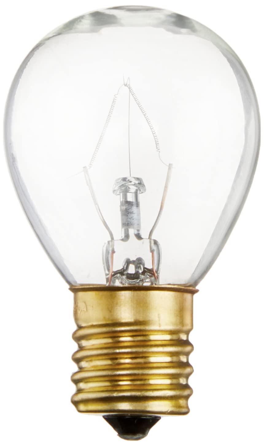 Satco S3629 Intermediate Base 40-Watt S11 Light Bulb, Clear