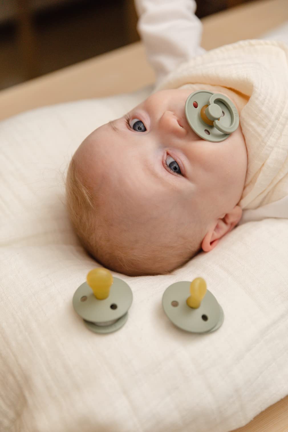 BIBS 5713795221554 PACIFIER, Nordic Mint/Forest Lake, 2 piezas