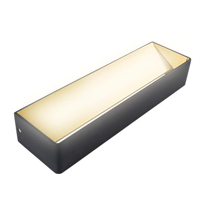 Tecnolite Lámpara Interior Sobreponer Muro, LED Integrado, Negro/ Oro, 20TLLED408MV30N