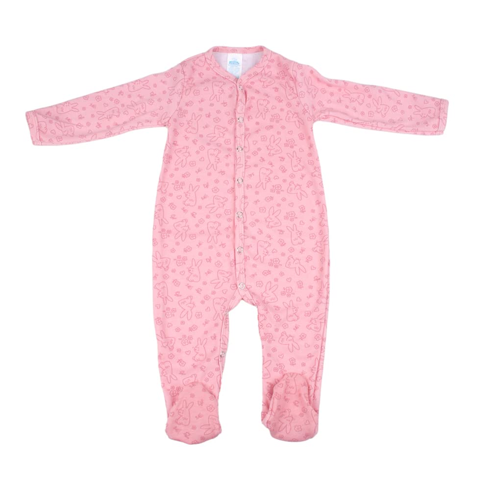 Baby Mink Manga Larga Mameluco Bebé-Niñas