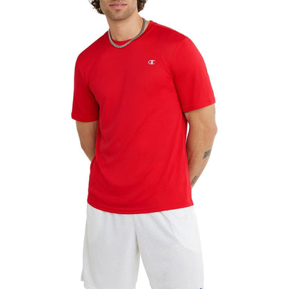 Champion Camiseta Double Dry para Hombre - M - SCARLET