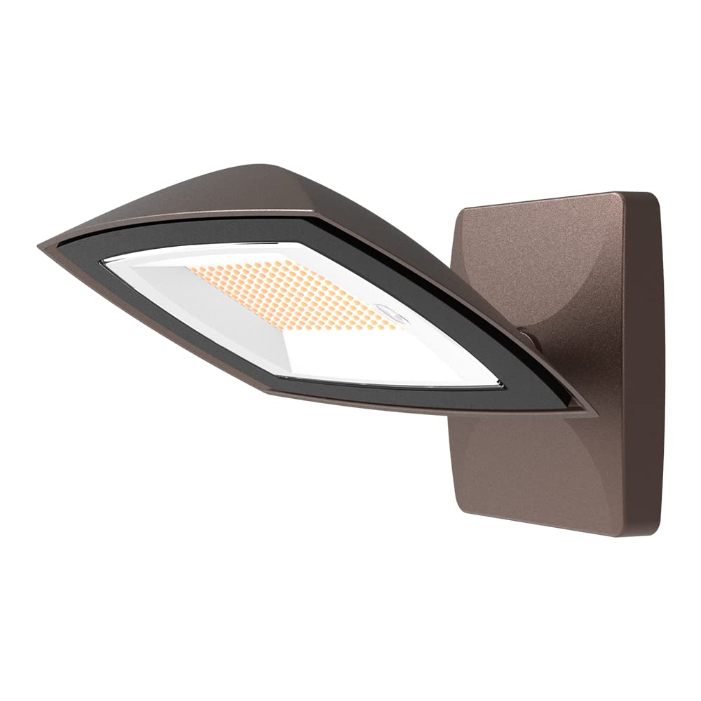 Halo Luminario tipo Wall pack de 1700lm con tecnología Color Select (2700-5000K) con fotocelda integrada
