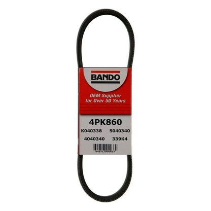 Bando 4PK1210 Cinturón Serpentina de calidad de fábrica, 4PK860 - 4PK860