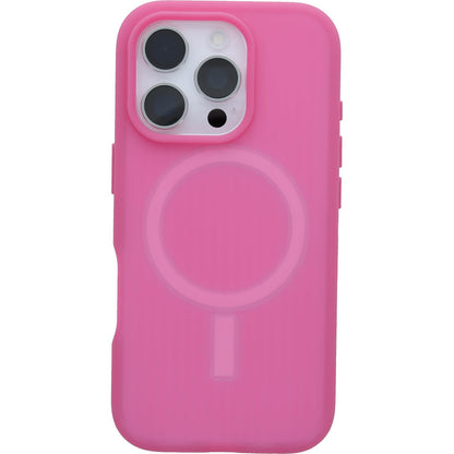 OtterBox iPhone 16 Pro Symmetry Series Soft Touch para MagSafe - Foxberry Pink