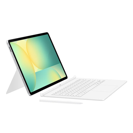 Samsung Galaxy Tab S10 FE+ Book Cover Keyboard AI Key Blanco