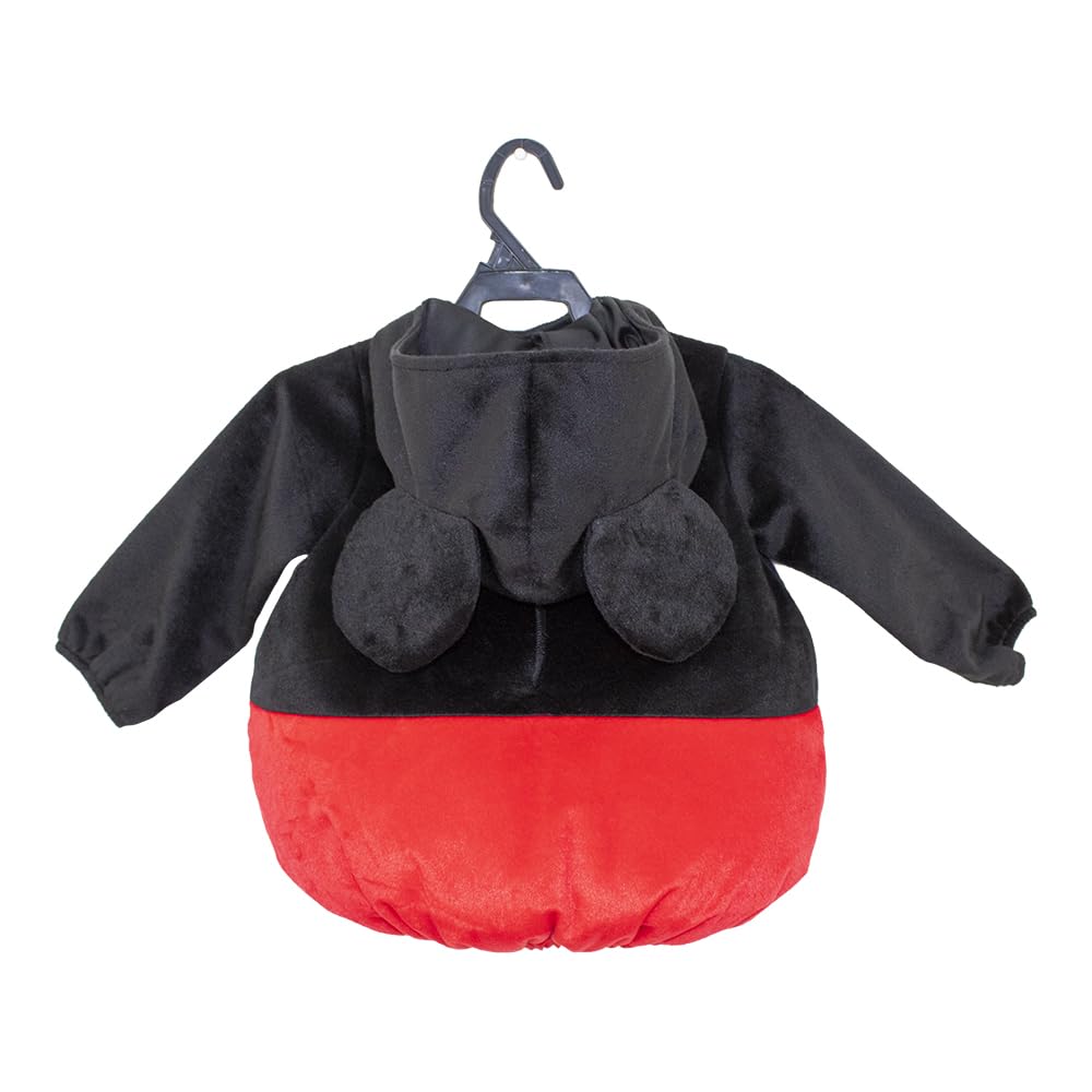 Fantasy Ruz. Disfraz Infantil para Toddlers, Mickey Mouse, Modelo F10100-AZN3, Talla 3 años. Licencia original Disney.