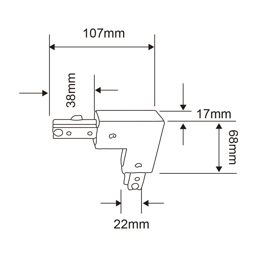 Tecnolite Lámpara de Techo Industrial PTL-2070/S, Base E27, Satinado