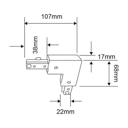 Tecnolite Lámpara de Techo Industrial PTL-2070/S, Base E27, Satinado
