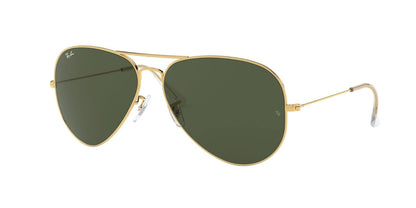 Ray-Ban RB3026 Aviator - anteojos de sol (talla L, metal), color plateado