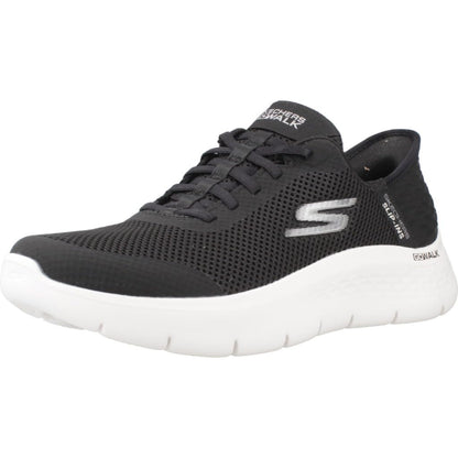Skechers Go Walk Flex Slip-ins Manos Libres para Mujer - 23.0 cm - Negro - Blanco