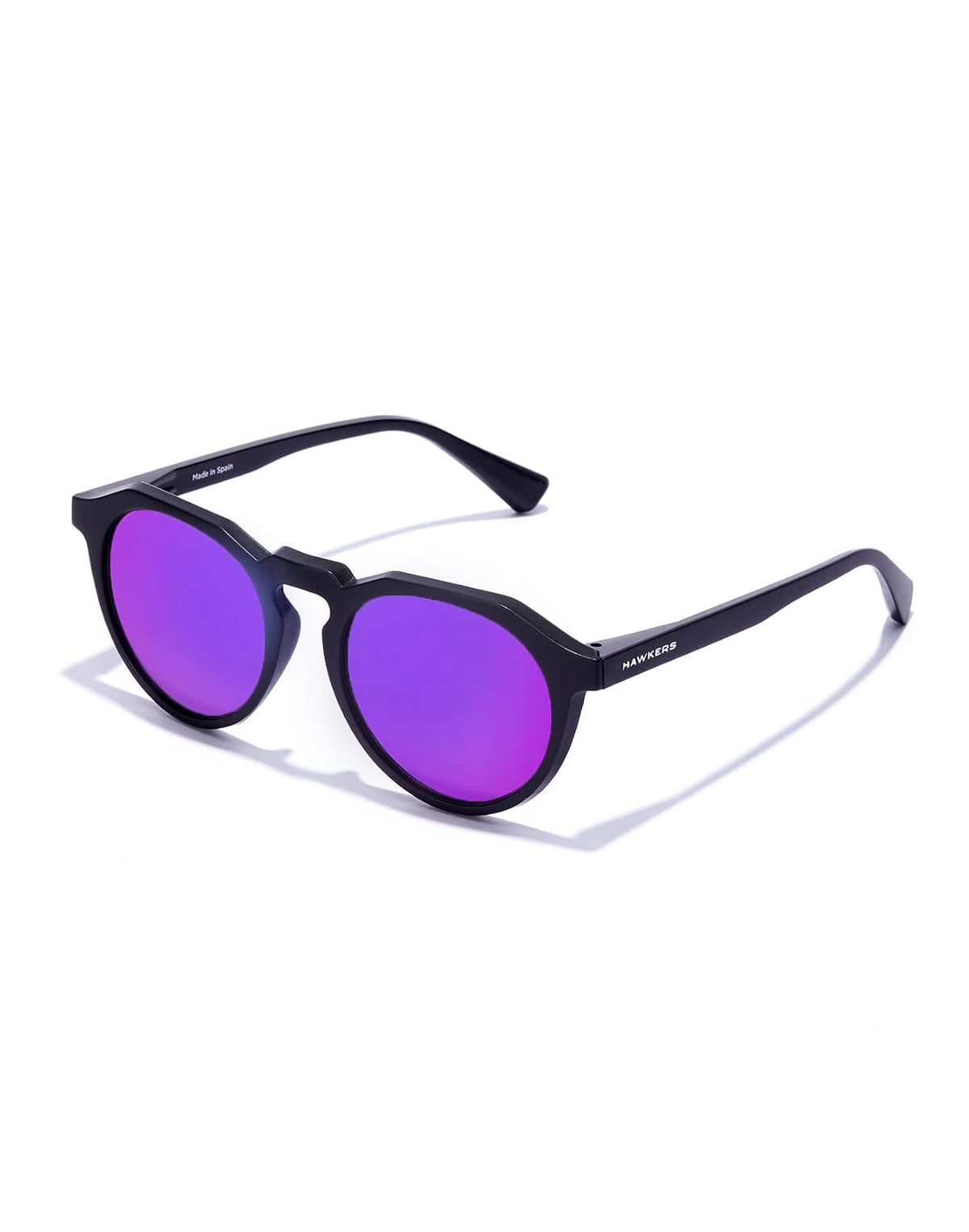 HAWKERS Lentes de Sol WARWICK para hombre y mujer - Talla Única - Negro (Raw Joker Polarized · Black) - Redondeado