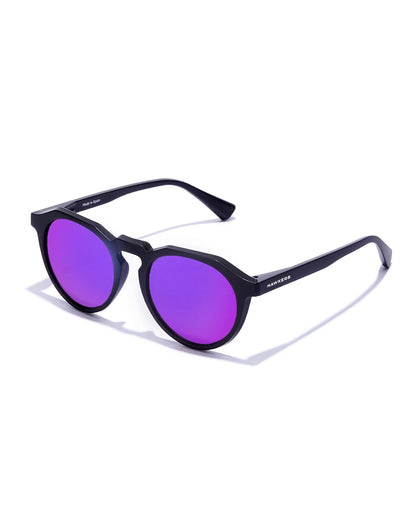 HAWKERS Lentes de Sol WARWICK para hombre y mujer - Talla Única - Negro (Raw Joker Polarized · Black) - Redondeado