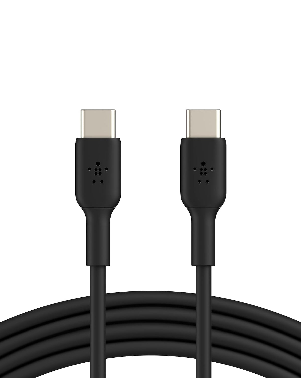 Belkin USB-C a USB-C Cable de Carga Rápida (2M/6.6ft) para iPhone 16, iPhone 16 Pro, iPhone 16 Pro MAX, Galaxy S25, S24, Note, Pixel, iPad Pro, Nintendo Switch 2, Carplay y más, Negro