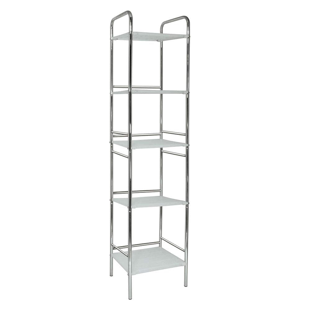 Art & Home Estante Cromado de Cinco Niveles para baño HB-5551