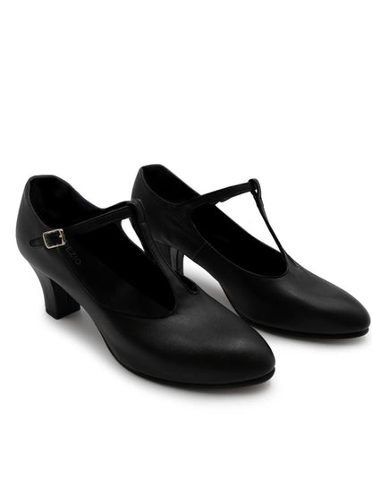 Capezio Jr. Footlight T-Strap Zapatillas de Baile para Mujer