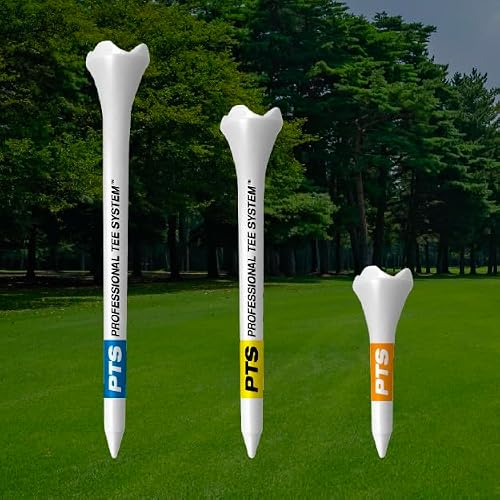 Pride Golf TeePride Professional tee System, Pride Performance Plastic Golf Tees Combo Pack, 3-1/4 Inch