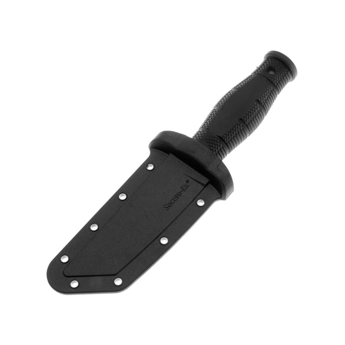 Cold Steel Mini Leatherneck / 6 3/4" Total / 3 Pulgadas / Punta Tanto / Acero Aleado / Negro / Cuchillo de Caza de Hoja Fija