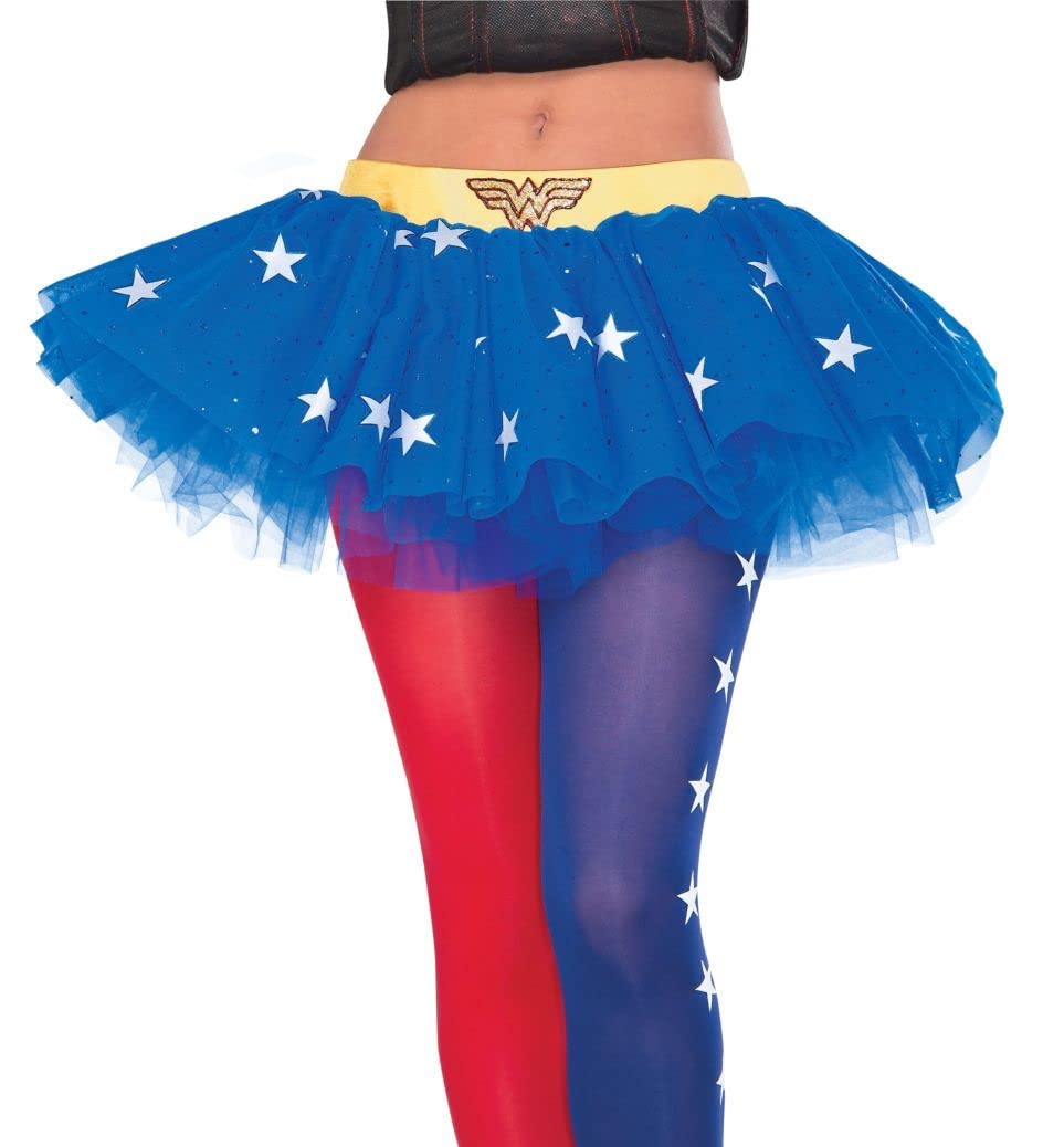 Rubies DC Superheroes - Falda tutú para Mujer - Talla Única - Mujer Maravilla