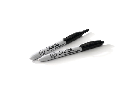 SanfordSharpie Ultra Fine Point Retractable Permanent Markers, Black (1735793)