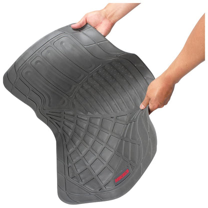 MIKEL´S Tapetes para Auto de Hule, Gris de Lujo
