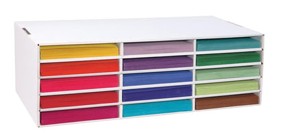 'Pacon aula Keepers – Construcción ranuras de almacenamiento de papel para 22,9 x 30,5 cm Papel, 15 (001310)