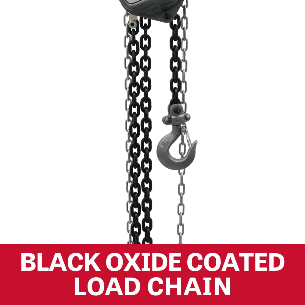 Jet 101910 - Cadena de Mano, Hand Chain Hoists, Negro, Pequeño
