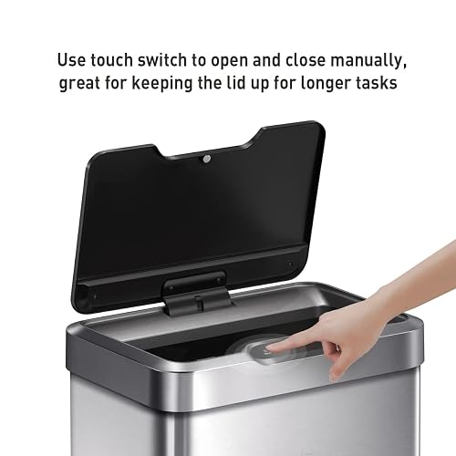 EKO Mirage-T Bote de Basura para Cocina 50 L con Sensor