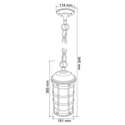 Tecnolite Farol de Exterior, color Bronce Antiguo FTL-4101/BA
