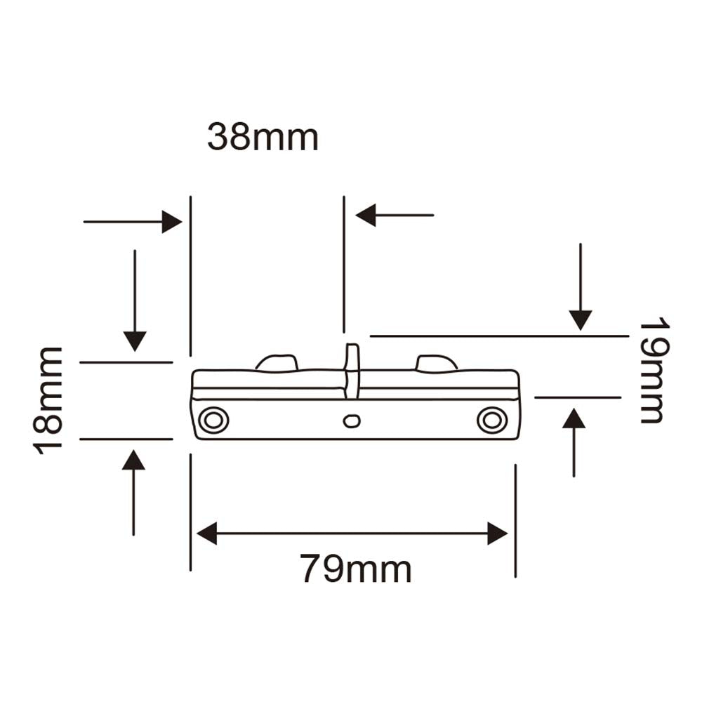 Tecnolite Riel, color Negro, 1 m YS-100/N + Conector Recto para Riel, color Negro YS-I/N
