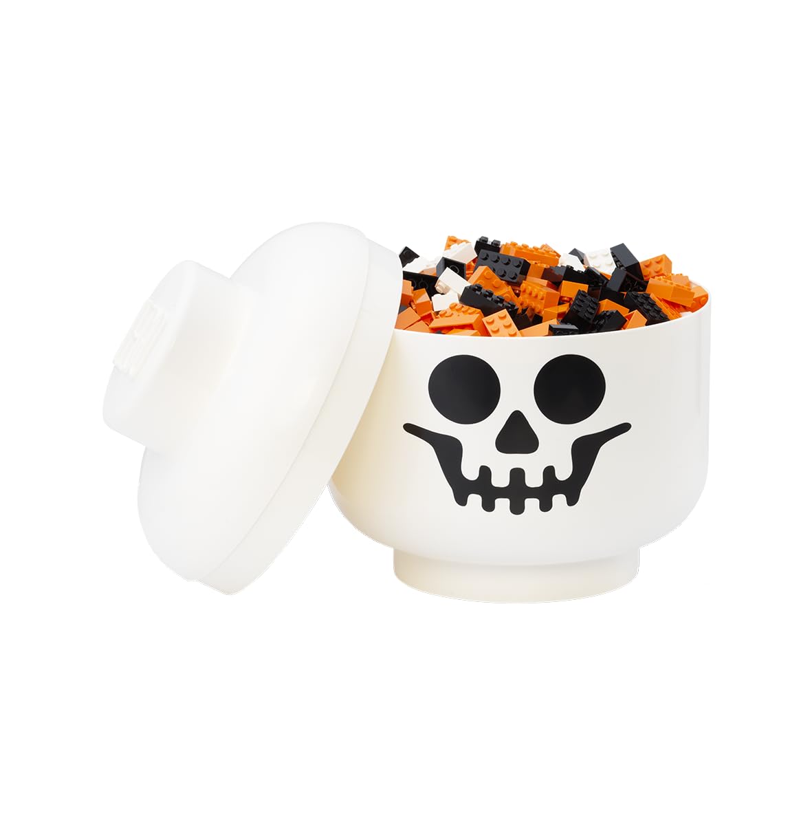 Room Copenhagen, LEGO - Contenedor de almacenamiento apilable para cabezales de almacenamiento – Contenedores organizativos para juguetes y accesorios de niños – 9.4 x 9.4 x 10.6 pulgadas, grande,