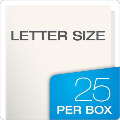 Oxford Fólder Laminado, Cubiertas , Bolsas Internas, Caja Con 25 Piezas, Color Blanco, Tamaño Carta 51704