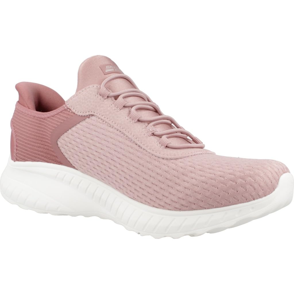 Skechers - Zapatillas de Deporte para Mujer con Manos Libres, Bobs Squad Chaos