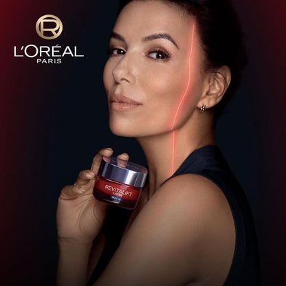 L'Oreal Paris Revitalift Laser Crema de Noche Triple Acción Anti-Edad, Corrige Arrugas, Firmeza, Luminosidad y Unifica el Tono, Pro-Retinol y Vitamina C, 50ml.