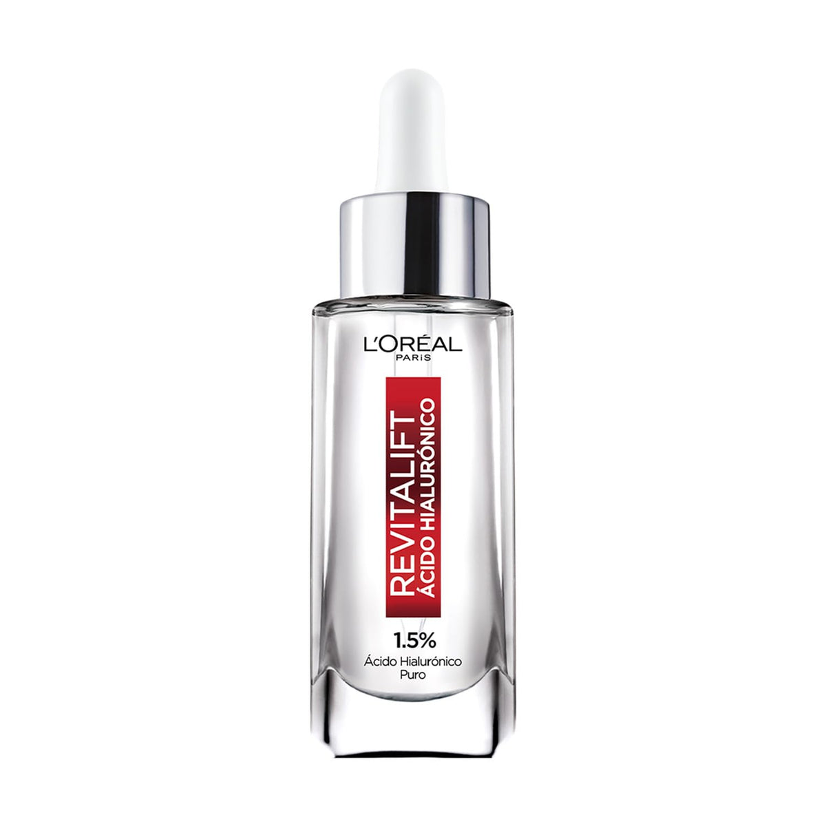 L'Oréal Paris Revitalift Ácido Hialurónico Serum, Hidrata Intensamente, Rellena Arrugas y Líneas de Expresión, Cuidado Facial Anti-edad, 30ml