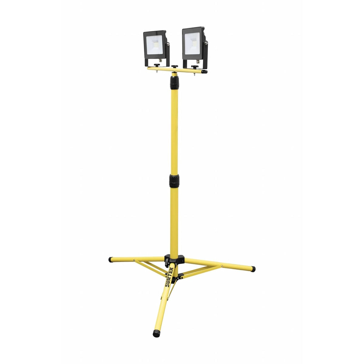 Surtek REF20X2 Reflector doble de LED SMD delgado con soporte telescópico 20 W de 1,900 lm