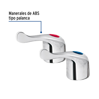 Foset Basic MMP-200, Juego 2 manerales palanca para mezcladoras plásticas
