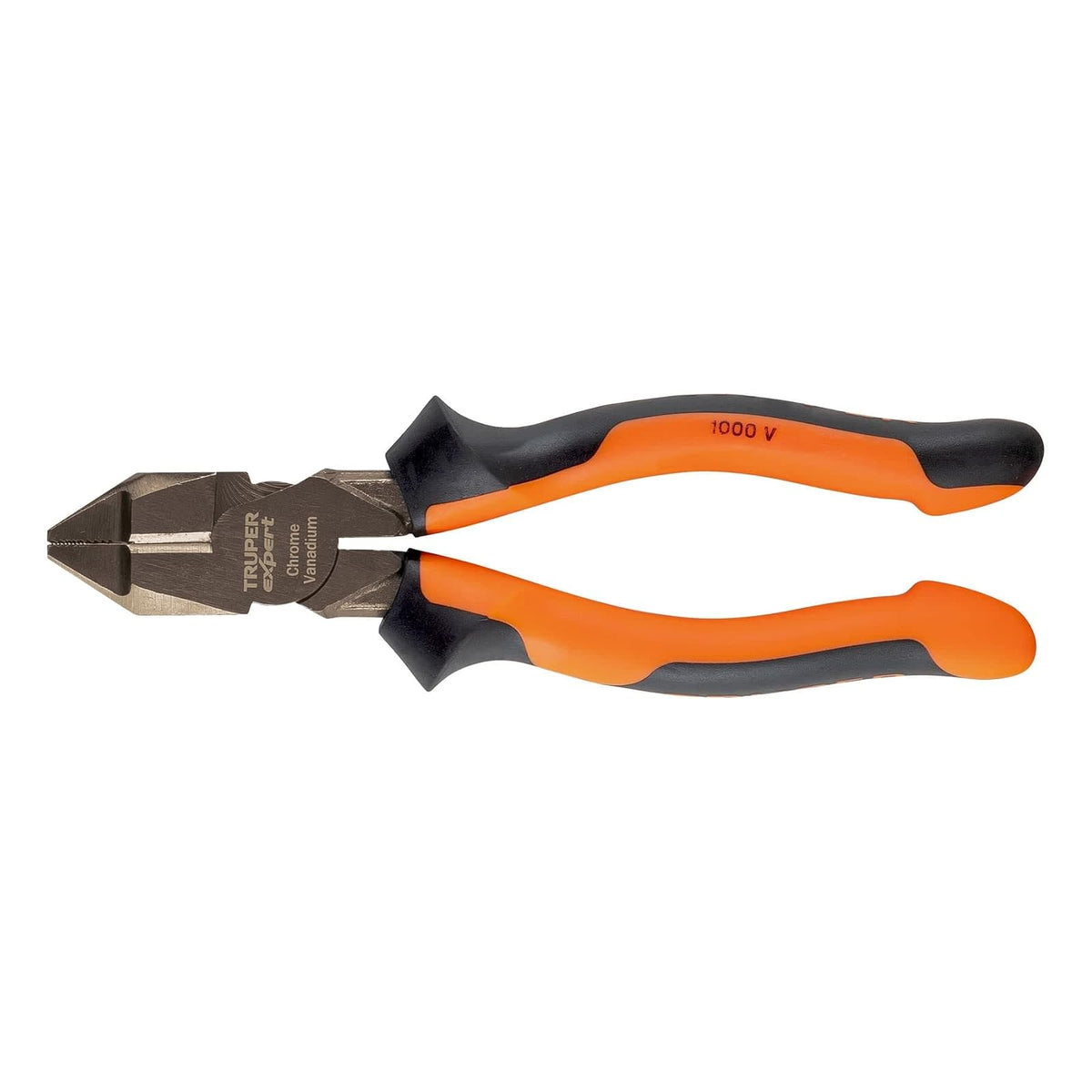 Truper Expert T200-7X, Pinzas de electricista profesionales, comfort grip, 7"