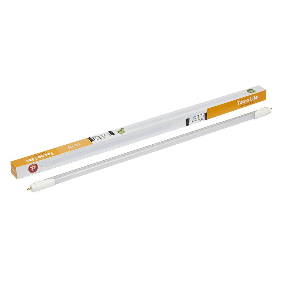 Tecnolite Tubo LED T5 10W Base G5, Luz de Día o Blanco Neutro - Blanco Neutro