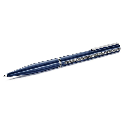 Swarovski Bolígrafo Crystal Shimmer Glide, Azul, Lacado azul, cromado