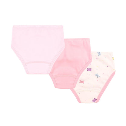 Baby Creysi Paquete de 3 Pantaletas de Algodón para Niña Calzón Básico en Tejido Cardigan Suave 6 Años