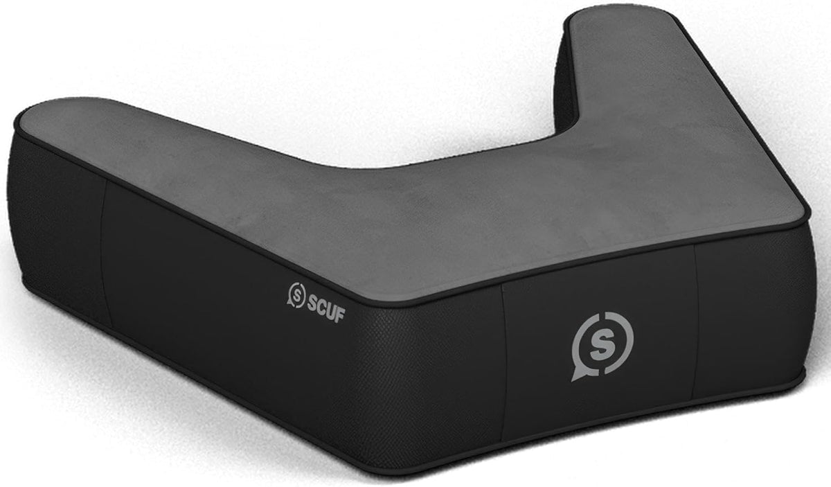 SCUF Exo Cojín de Postura Ergonómica para Jugar y Teletrabajar, Apoyo de Columna Vertebral, Apoyo de Cuello, Apoyo de Muñecas, Apoyo de Manos - Negro
