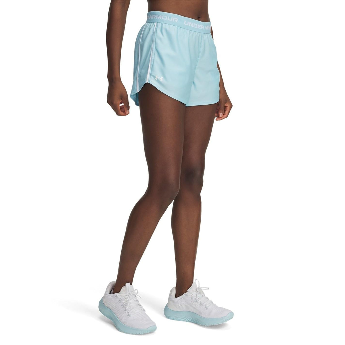 Under Armour Tech Play Up Short Deportivo para Mujer - M - (494) Stream - White