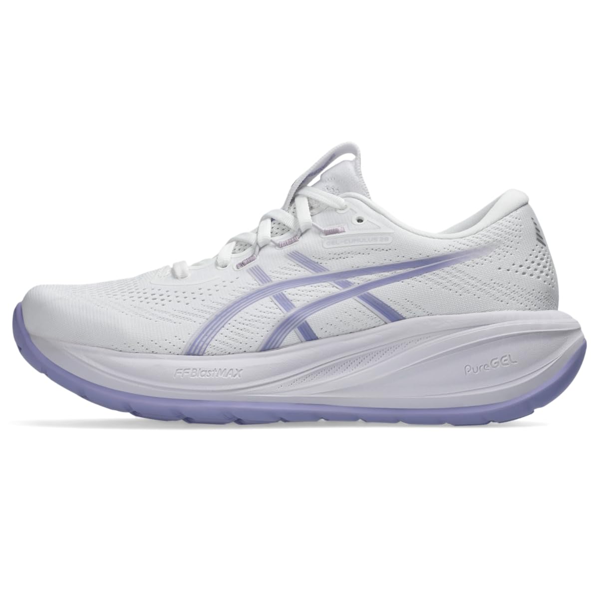 Asics Gel-Cumulus 28 - Tenis de Correr para Mujer - 26.0 cm - WHITE - BLUEBELL