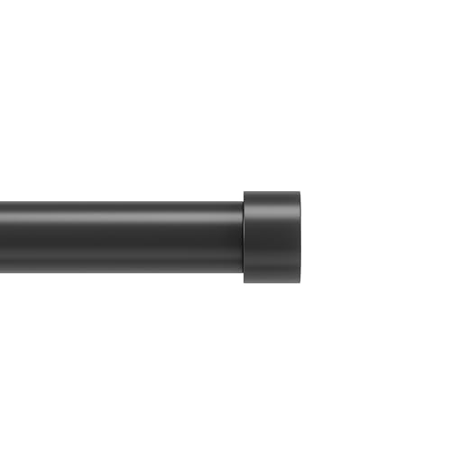 Umbra 245973-111-REM - Cortinero simple ajustable Cappa, Negro