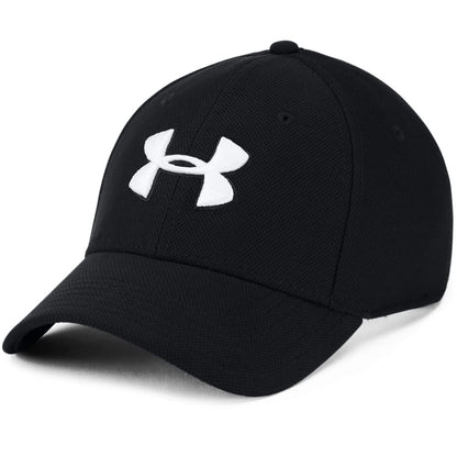 Under Armour Blitzing 3.0 Gorra, Hombre - Stretch Fit - Blanco (Black - White - 001) - CH-M
