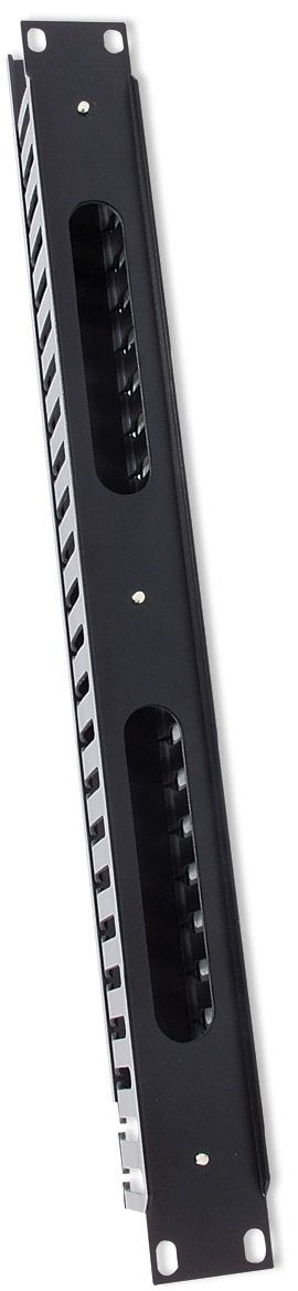 Organizador de Cables Rack 19 Pulgadas 1U, Panel Horizontal para Gestión de Cableado, Cable Management para Gabinete y Servidor, Soporte para Red y Patch Panel Intellinet 169950